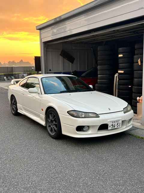日産　S15シルビアスペックSエアロ　　　　　　最終後期型　5速MT の写真1